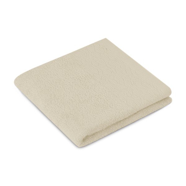 Beżowe bawełniane ręczniki zestaw 3 szt. frotte Flos – Restilo-image-1