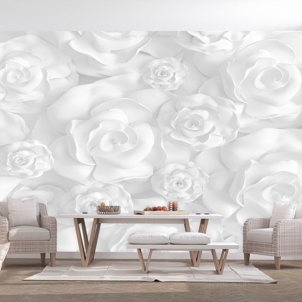 Tapeta wielkoformatowa Artgeist Plaster Flowers, 200x140 cm-image-1