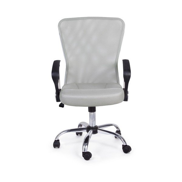 Jasnoszare tapicerowane krzesło biurowe Brisbane – Yes Everyday-image-2