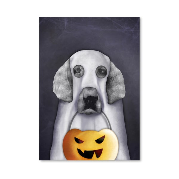 Plakat Americanflat Doggy The Pooh As Ghost, 30x42 cm