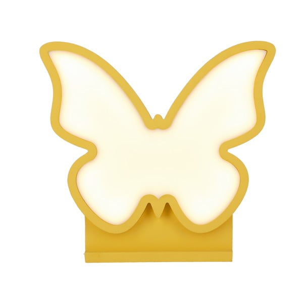 Żółta lampka dziecięca Butterfly – Candellux Lighting