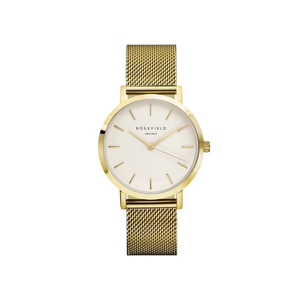 Zegarek damski Rosefield - The Mercer, biały/złoty
