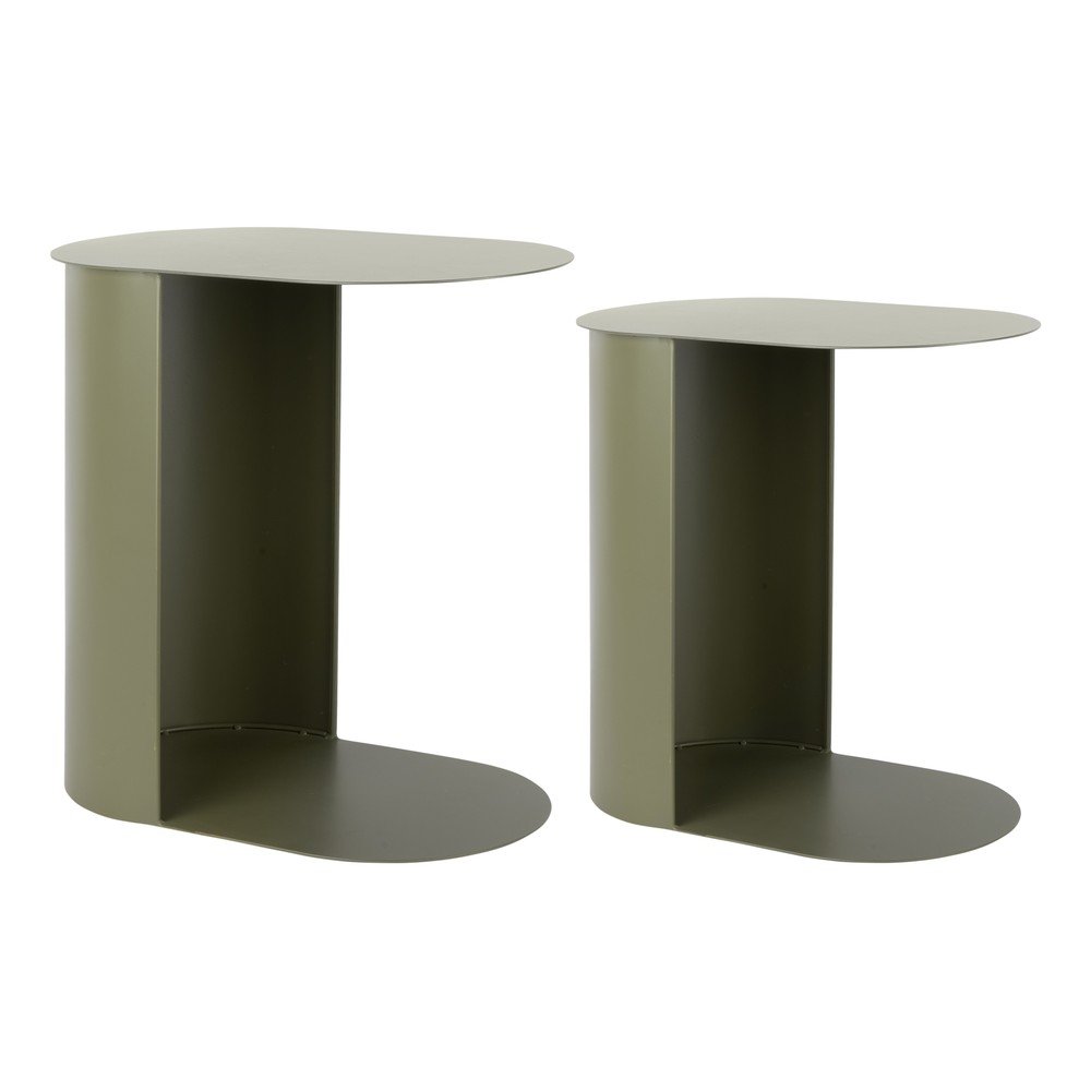 Metalowy stolik Riqueza Oval – Leitmotiv