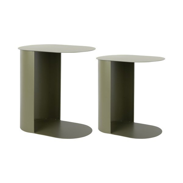 Metalowy stolik Riqueza Oval – Leitmotiv