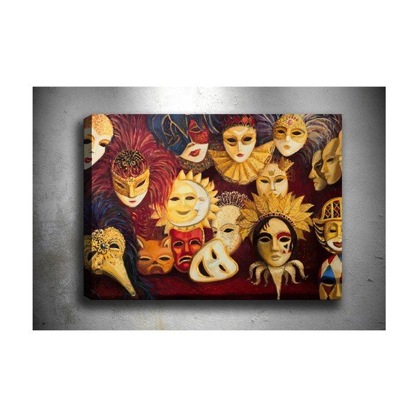 Obraz Tablo Center Masquerade, 60x40 cm