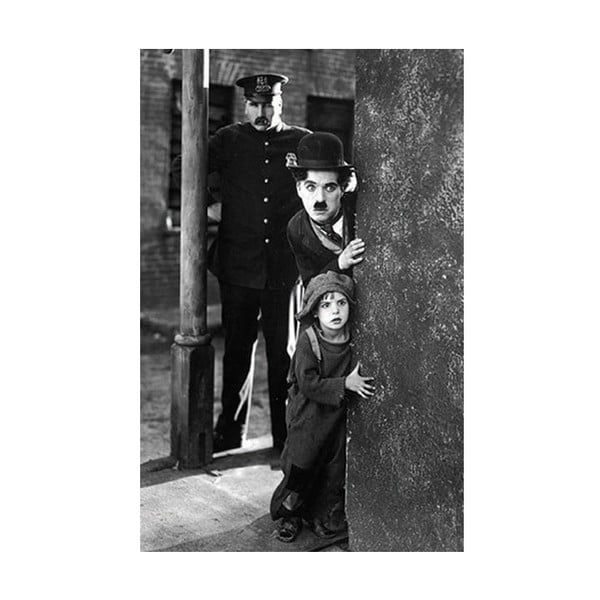 Foto-obraz Charlie Chaplin, 81x51 cm