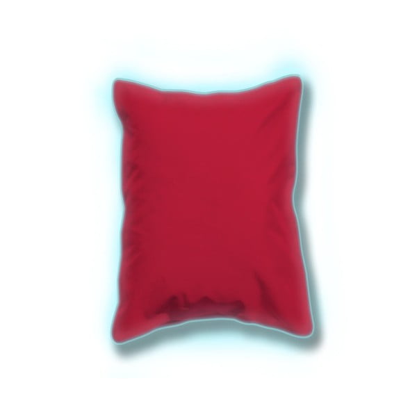 Zestaw 2 czerwonych świecących poduszek odpowiednich na zewnątrz Sunvibes, 45x45 cm