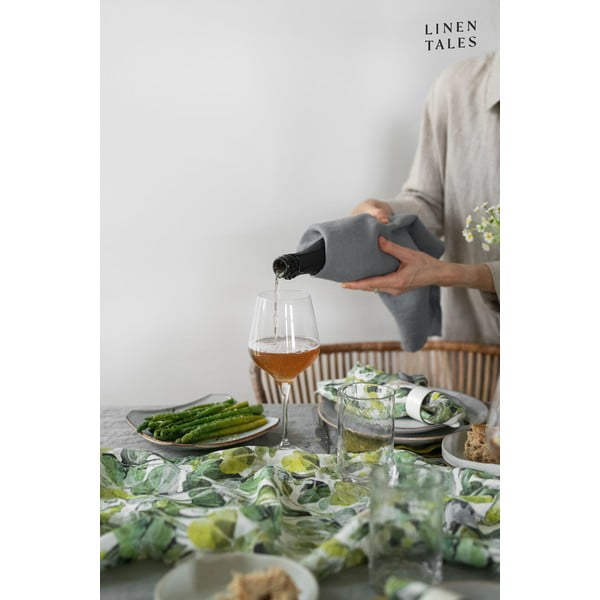 Lniana ścierka 45x65 cm Khaki – Linen Tales-image-4