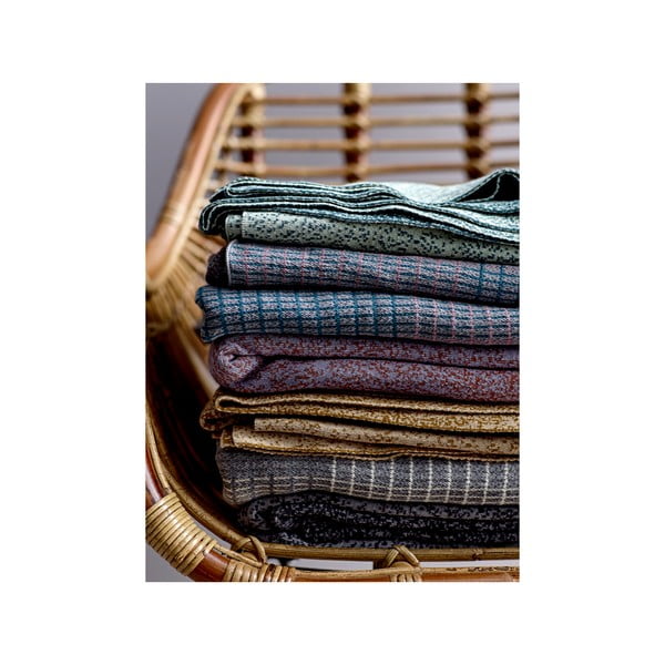 Szary bawełniany pled Södahl Alice, 130x170 cm-image-2