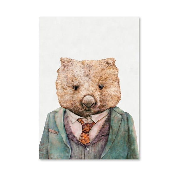 Plakat "Wombat", 30x42 cm