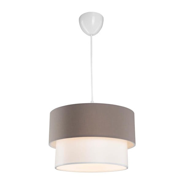 Biało-szara lampa sufitowa 60x18.5 cm – Squid Lighting