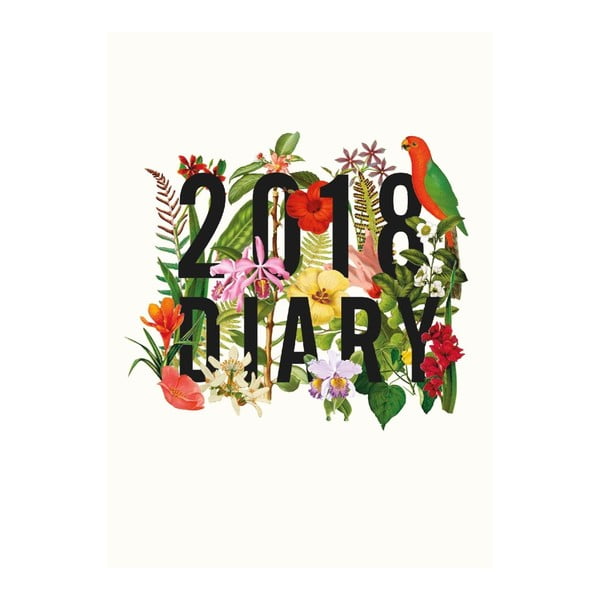 Kalendarz 2018 Portico Designs Orchid, A6