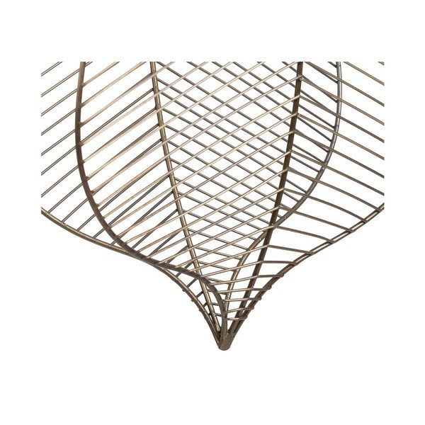 Lampa wisząca w kolorze złota z metalowym kloszem – Ixia-image-2