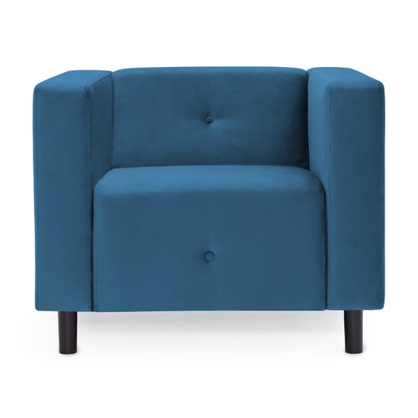 Niebieski fotel Vivonita Milo