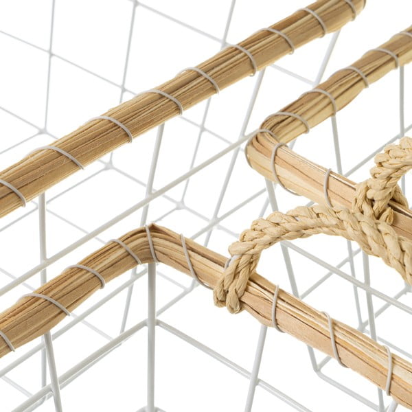 Druciane metalowe koszyki zestaw 6 szt. – Casa Selección-image-4