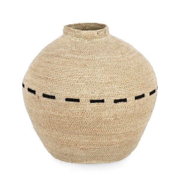 Beżowy rattanowy ręcznie wykonany wazon (wysokość 31 cm) Hue – Bizzotto