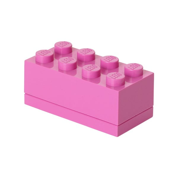 Różowy pojemnik LEGO® Mini Box