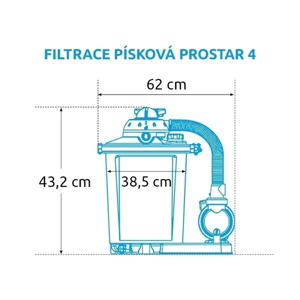 Filtr piaskowy ProStar 4 - 4 m3/h – Marimex-image-4