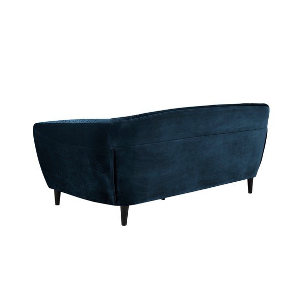 Ciemnoniebieska aksamitna sofa Actona Ria, 191 cm-image-3