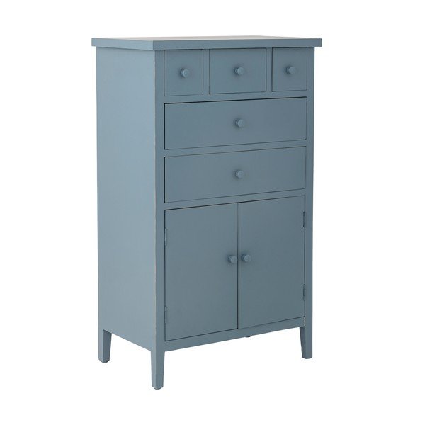 Niebieska wysoka komoda 39,5x96 cm Allison – Bloomingville-image-4