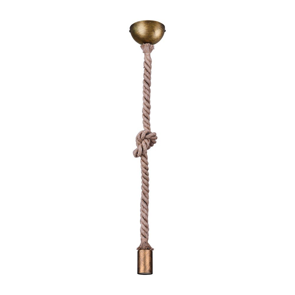 Lampa wisząca w kolorze mosiądzu ø 12 cm Rope – Trio (zdjęcie 3)