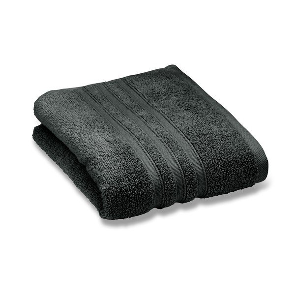 Ciemnoszary bawełniany ręcznik kąpielowy frotte 70x120 cm Zero Twist – Catherine Lansfield