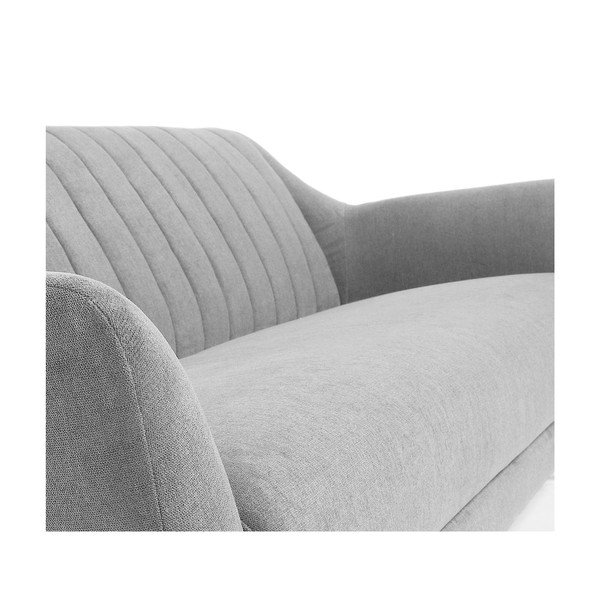 Jasnoszara sofa Kave Home Off-image-2