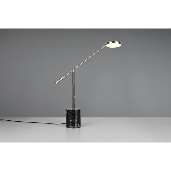 Lampa stołowa LED w czarno-srebrnym kolorze (wysokość 65 cm) Fiore – Trio Select-image-1