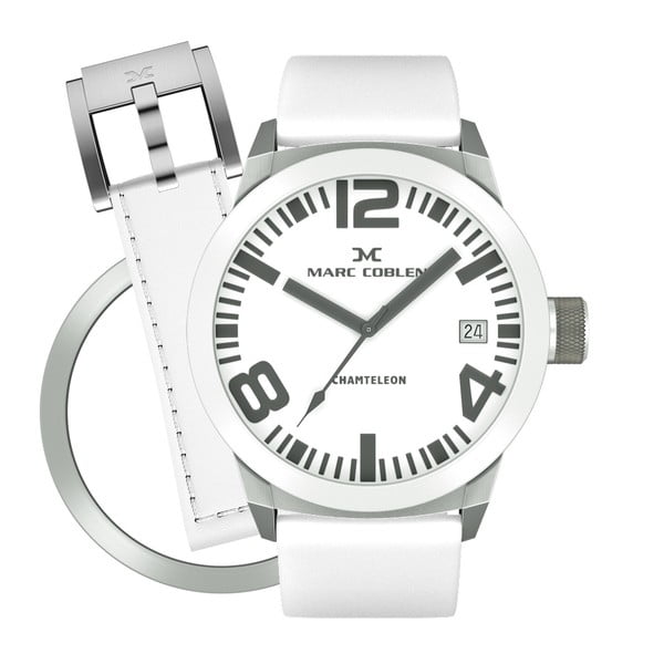 Zegarek unisex Marc Coblen z dodatkowym paskiem i obręczą P15