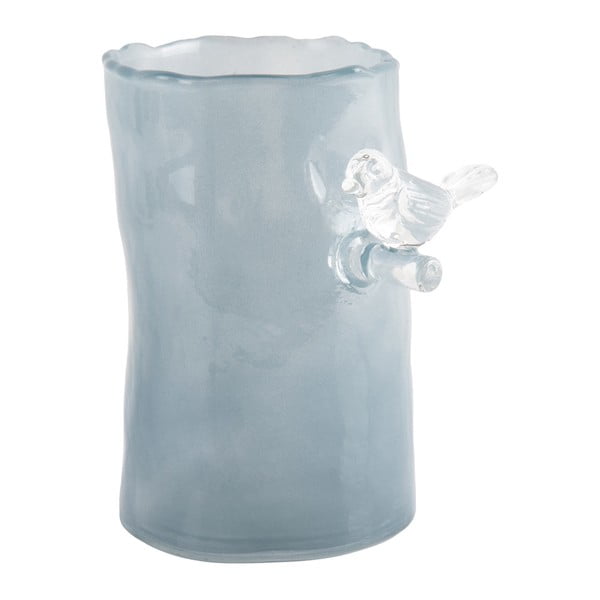 Niebieski szklany wazon (wysokość 15 cm) Bird On Branch – PT LIVING-image-3