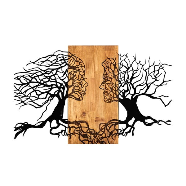 Drewniano-metalowa dekoracja ścienna 92x58 cm Tutku – Wallity