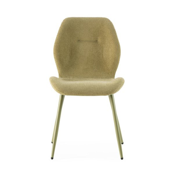 Zielone tapicerowane krzesła zestaw 4 szt. Ansu – Marckeric-image-3