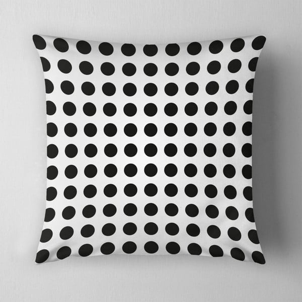 Poduszka Small Black Dots, 43x43 cm