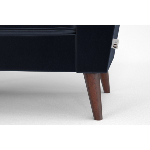Ciemnoniebieska aksamitna sofa My Pop Design Auteuil-image-1