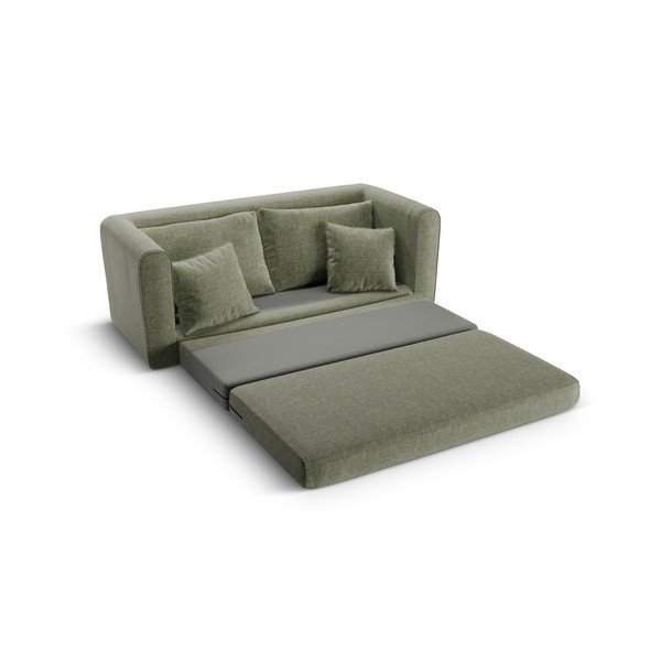Zielona rozkładana sofa 158 cm Lido – Micadoni -image-4