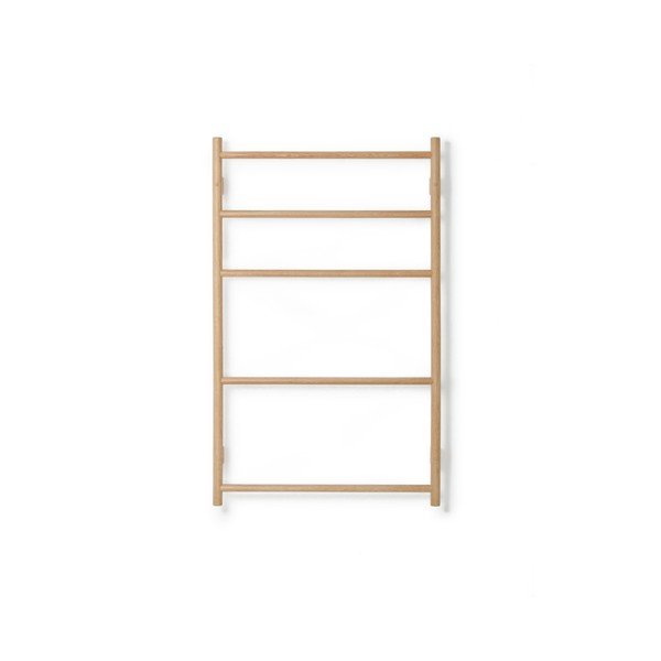 Wieszak na ręczniki z drewna dębowego Wireworks Towel Rail Wallbar-image-1