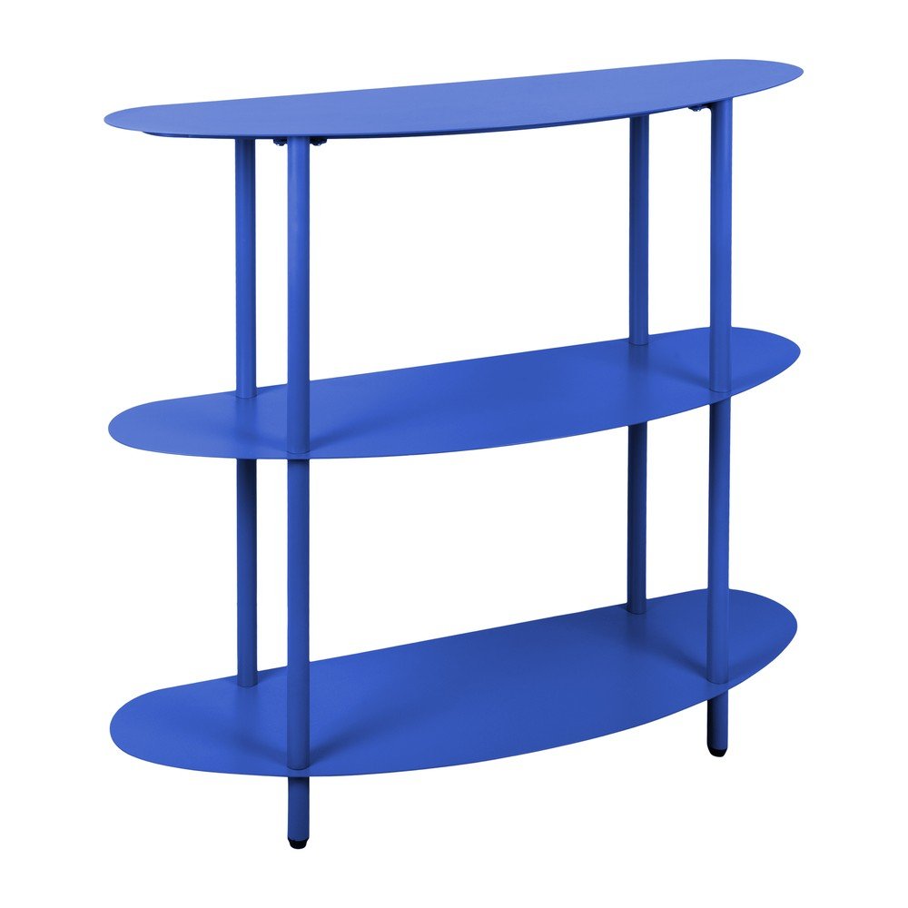 Niebieski metalowy regał 90x82x28 cm Cool Retro – Leitmotiv