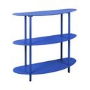 Niebieski metalowy regał 90x82x28 cm Cool Retro – Leitmotiv