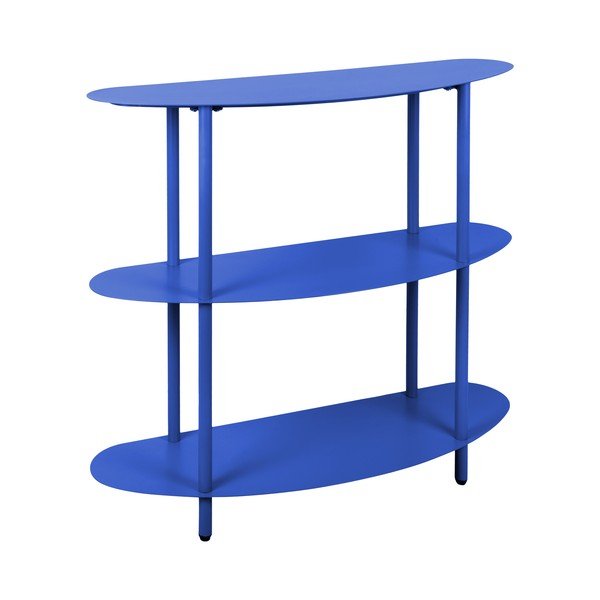 Niebieski metalowy regał 90x82x28 cm Cool Retro – Leitmotiv