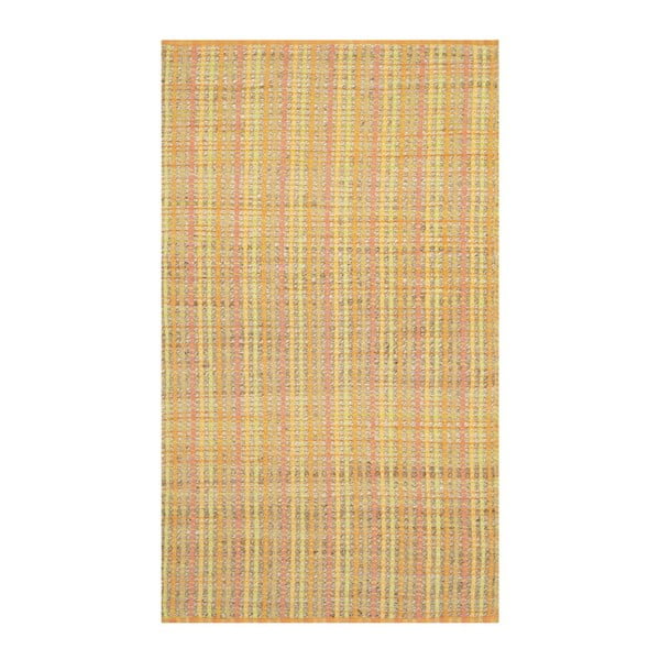 Żółty dywan wełniany Safavieh Malaga, 152x91 cm
