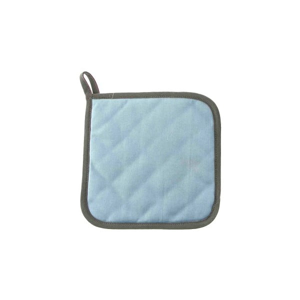 Niebieski bawełniany chwytak kuchenny Tiseco Home Studio Abe, 20x20 cm