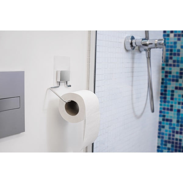 Uchwyt ze stali chromowanej na papier toaletowy Compactor-image-1