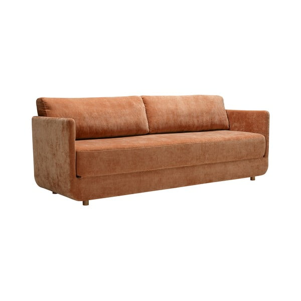 Pomarańczowa rozkładana sofa 214 cm Stiny – Sits-image-3
