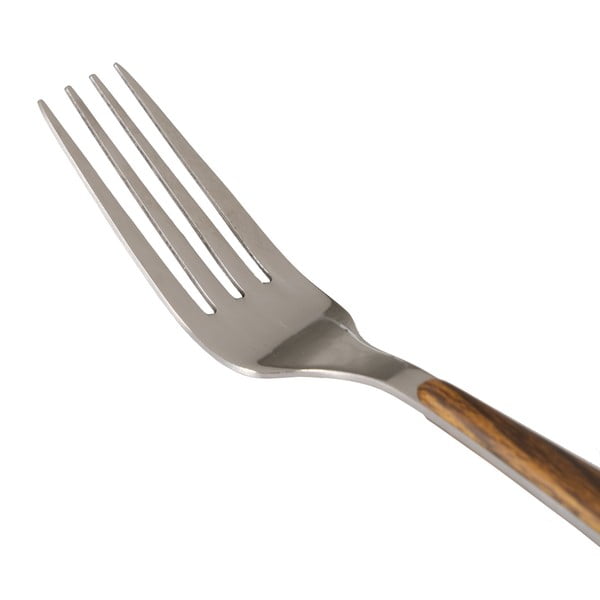 Sztućce ze stali nierdzewnej w brązowo-srebrnym kolorze 24 szt. – Ixia-image-1