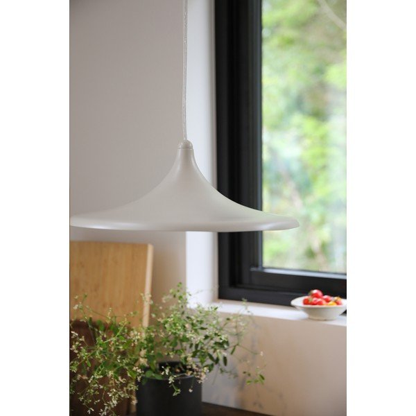 Beżowa metalowa lampa wisząca LED ze ściemniaczem ø37x13 cm Beam – Markslöjd-image-1