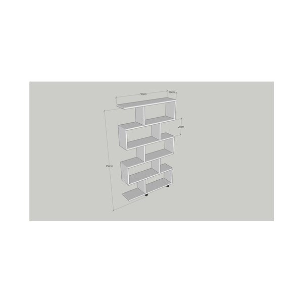 Biała biblioteczka Elif White-image-2