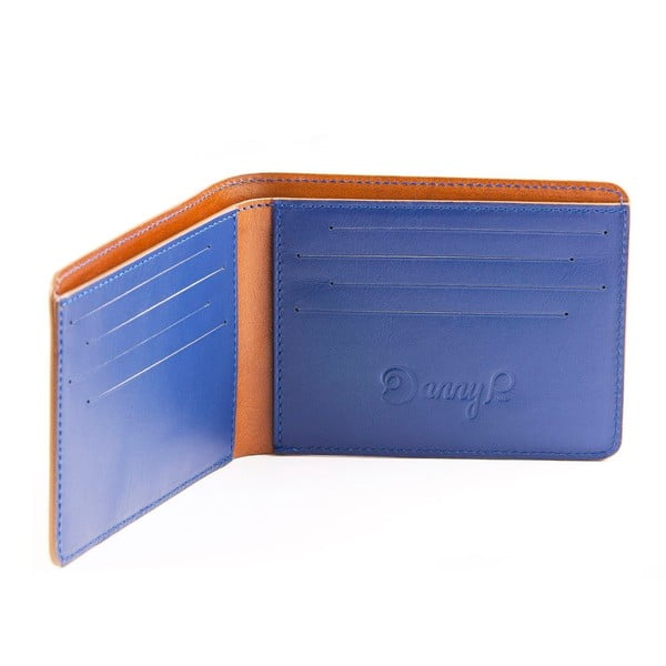 Danny P. skórzany portfel Slim Cognac-image-3