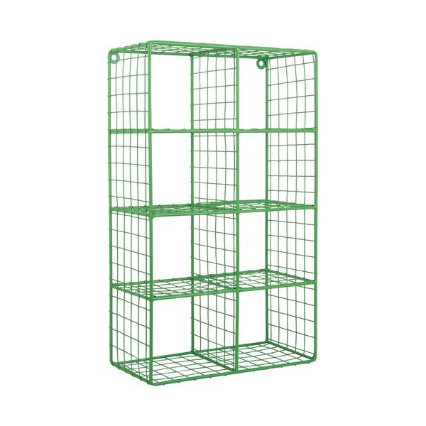 Zielona wielopoziomowa stalowa półka 30 cm Reja – PT LIVING-image-2