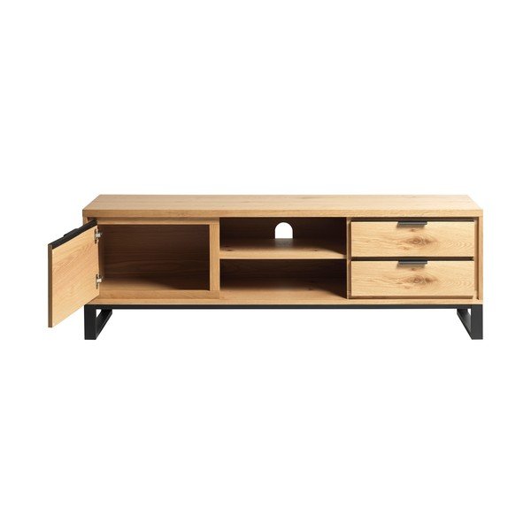 Szafka pod TV w dekorze dębu 170x55 cm Livorno – Unique Furniture-image-3
