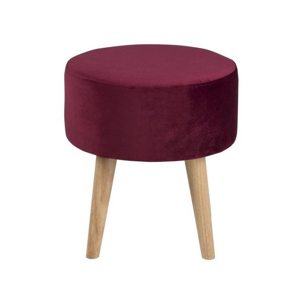 Burgundowy taboret Actona Sherman-image-1